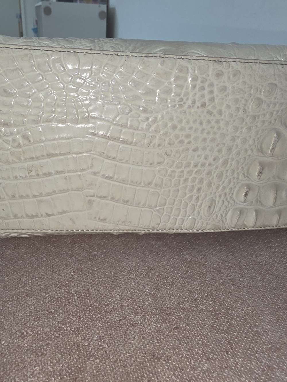 Brahmin Pearl  white, ivory Medium asher  Tote - Picture 8 of 11
